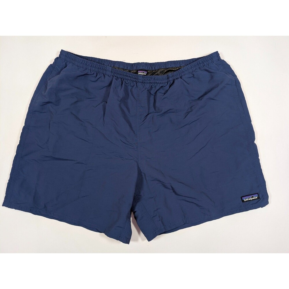 Patagonia Baggies Shorts Mens XXL Navy Blue 5 In Lined Nylon Hiking